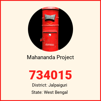 Mahananda Project pin code, district Jalpaiguri in West Bengal