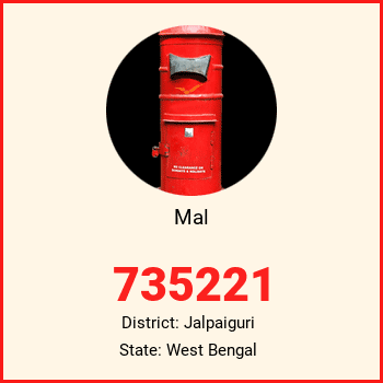 Mal pin code, district Jalpaiguri in West Bengal