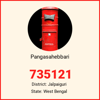 Pangasahebbari pin code, district Jalpaiguri in West Bengal