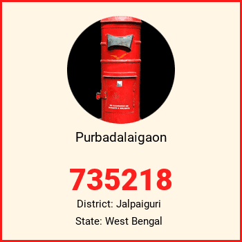 Purbadalaigaon pin code, district Jalpaiguri in West Bengal