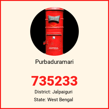Purbaduramari pin code, district Jalpaiguri in West Bengal