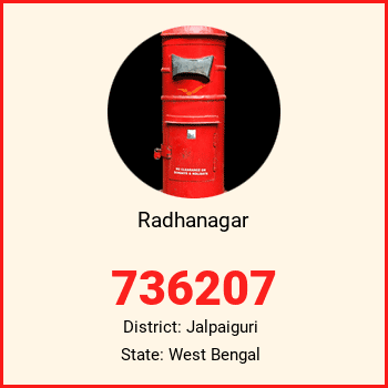 Radhanagar pin code, district Jalpaiguri in West Bengal