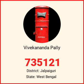 Vivekananda Pally pin code, district Jalpaiguri in West Bengal