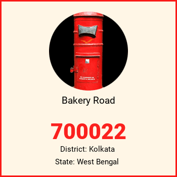 Bakery Road pin code, district Kolkata in West Bengal