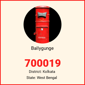 Ballygunge pin code, district Kolkata in West Bengal