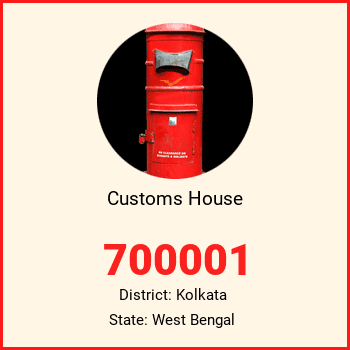 Customs House pin code, district Kolkata in West Bengal