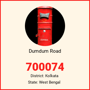 Dumdum Road pin code, district Kolkata in West Bengal