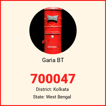 Garia BT pin code, district Kolkata in West Bengal