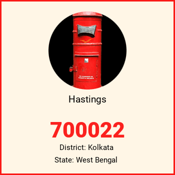 Hastings pin code, district Kolkata in West Bengal