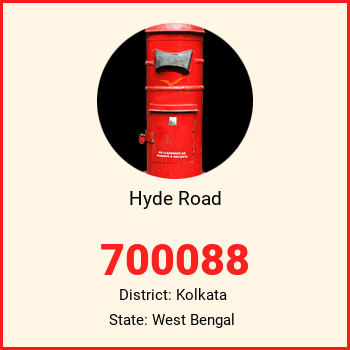 Hyde Road pin code, district Kolkata in West Bengal