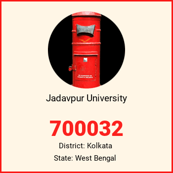 Jadavpur University pin code, district Kolkata in West Bengal