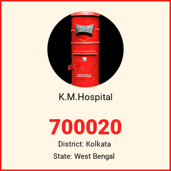 K.M.Hospital pin code, district Kolkata in West Bengal
