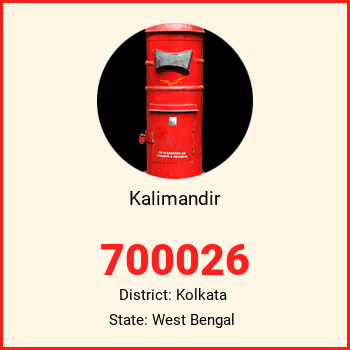 Kalimandir pin code, district Kolkata in West Bengal