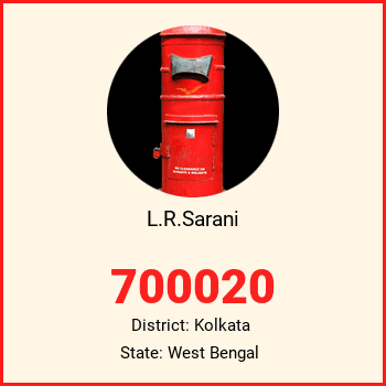 L.R.Sarani pin code, district Kolkata in West Bengal