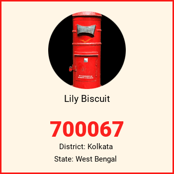 Lily Biscuit pin code, district Kolkata in West Bengal
