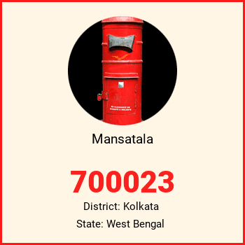 Mansatala pin code, district Kolkata in West Bengal