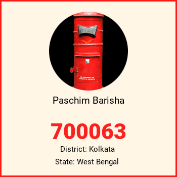 Paschim Barisha pin code, district Kolkata in West Bengal