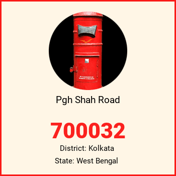 Pgh Shah Road pin code, district Kolkata in West Bengal