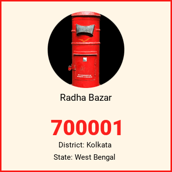 Radha Bazar pin code, district Kolkata in West Bengal