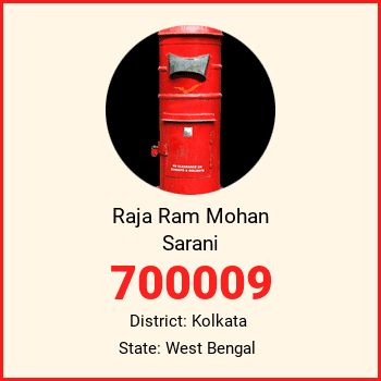 Raja Ram Mohan Sarani pin code, district Kolkata in West Bengal