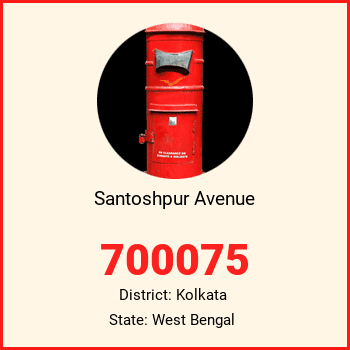 Santoshpur Avenue pin code, district Kolkata in West Bengal