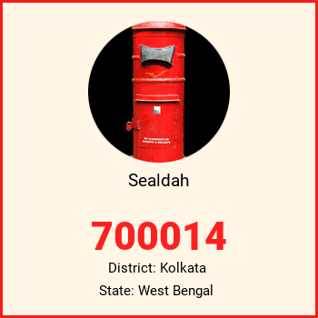 Sealdah pin code, district Kolkata in West Bengal