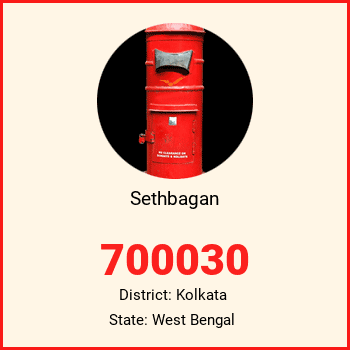 Sethbagan pin code, district Kolkata in West Bengal