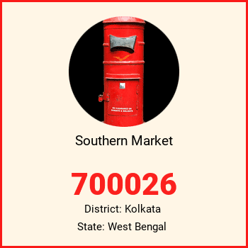 Southern Market pin code, district Kolkata in West Bengal