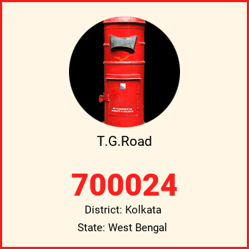 T.G.Road pin code, district Kolkata in West Bengal