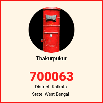 Thakurpukur pin code, district Kolkata in West Bengal