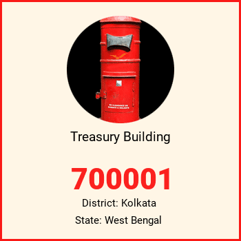 Treasury Building pin code, district Kolkata in West Bengal