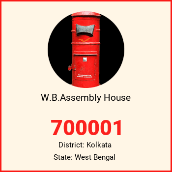 W.B.Assembly House pin code, district Kolkata in West Bengal