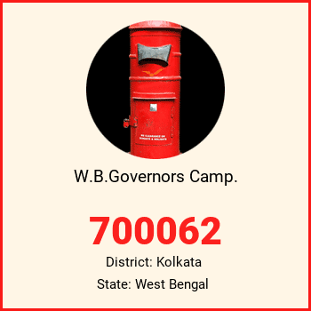 W.B.Governors Camp. pin code, district Kolkata in West Bengal