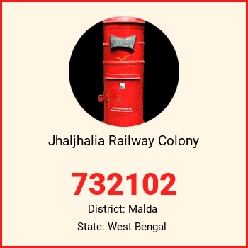 Jhaljhalia Railway Colony pin code, district Malda in West Bengal