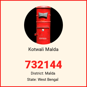 Kotwali Malda pin code, district Malda in West Bengal