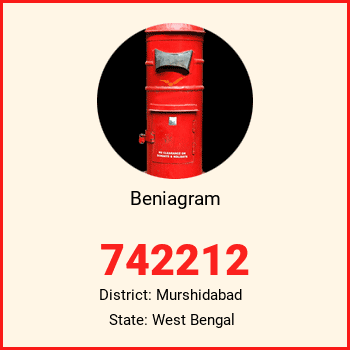 Beniagram pin code, district Murshidabad in West Bengal