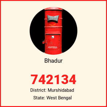 Bhadur pin code, district Murshidabad in West Bengal