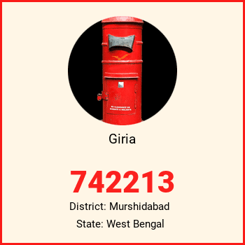 Giria pin code, district Murshidabad in West Bengal