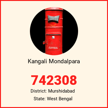 Kangali Mondalpara pin code, district Murshidabad in West Bengal