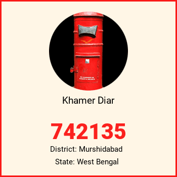 Khamer Diar pin code, district Murshidabad in West Bengal