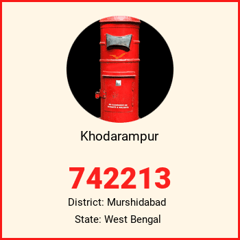Khodarampur pin code, district Murshidabad in West Bengal