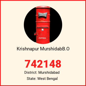 Krishnapur MurshidabB.O pin code, district Murshidabad in West Bengal