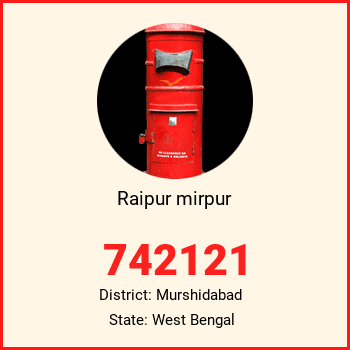 Raipur mirpur pin code, district Murshidabad in West Bengal