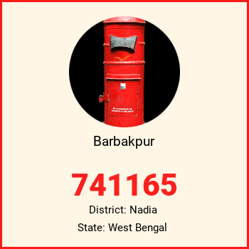Barbakpur pin code, district Nadia in West Bengal