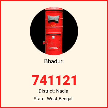 Bhaduri pin code, district Nadia in West Bengal