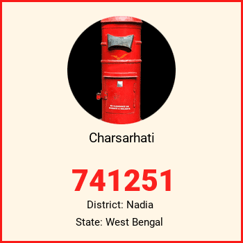 Charsarhati pin code, district Nadia in West Bengal