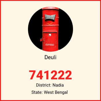 Deuli pin code, district Nadia in West Bengal