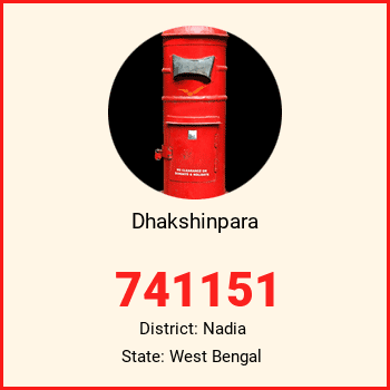 Dhakshinpara pin code, district Nadia in West Bengal