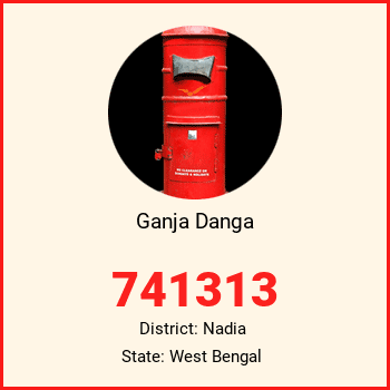 Ganja Danga pin code, district Nadia in West Bengal