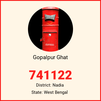 Gopalpur Ghat pin code, district Nadia in West Bengal